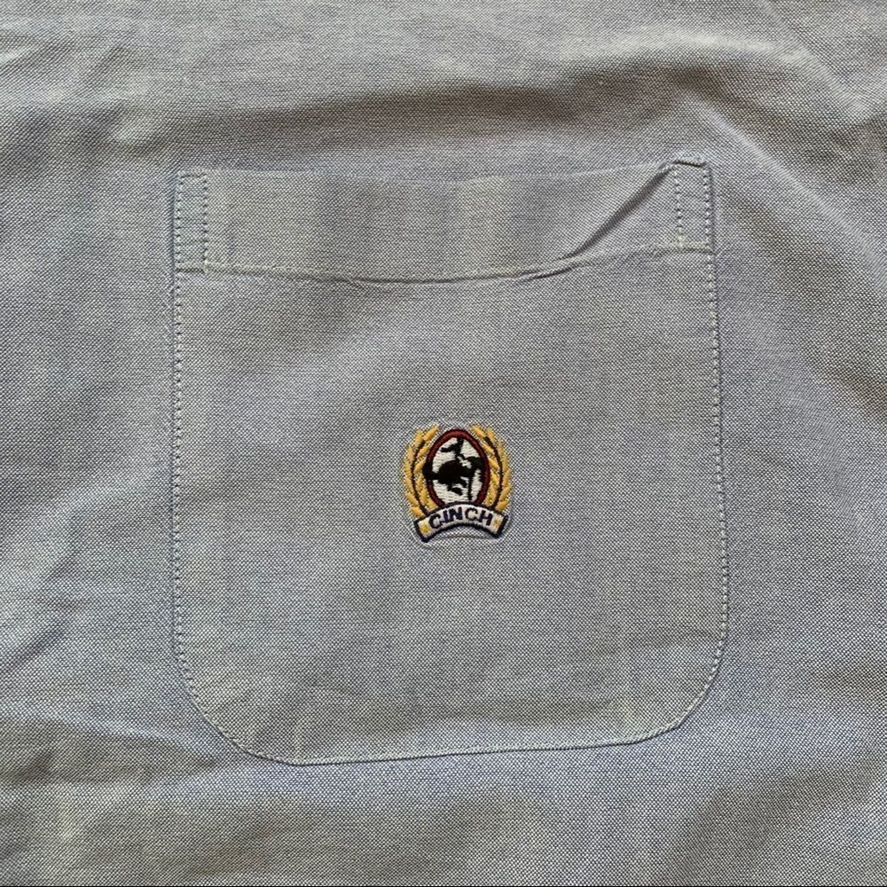 Cinch Light Blue Button Up XL - Picture 4 of 8